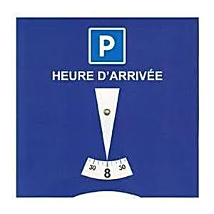 Image représentant un disque bleu pour les stationnement soumis à ce disque 